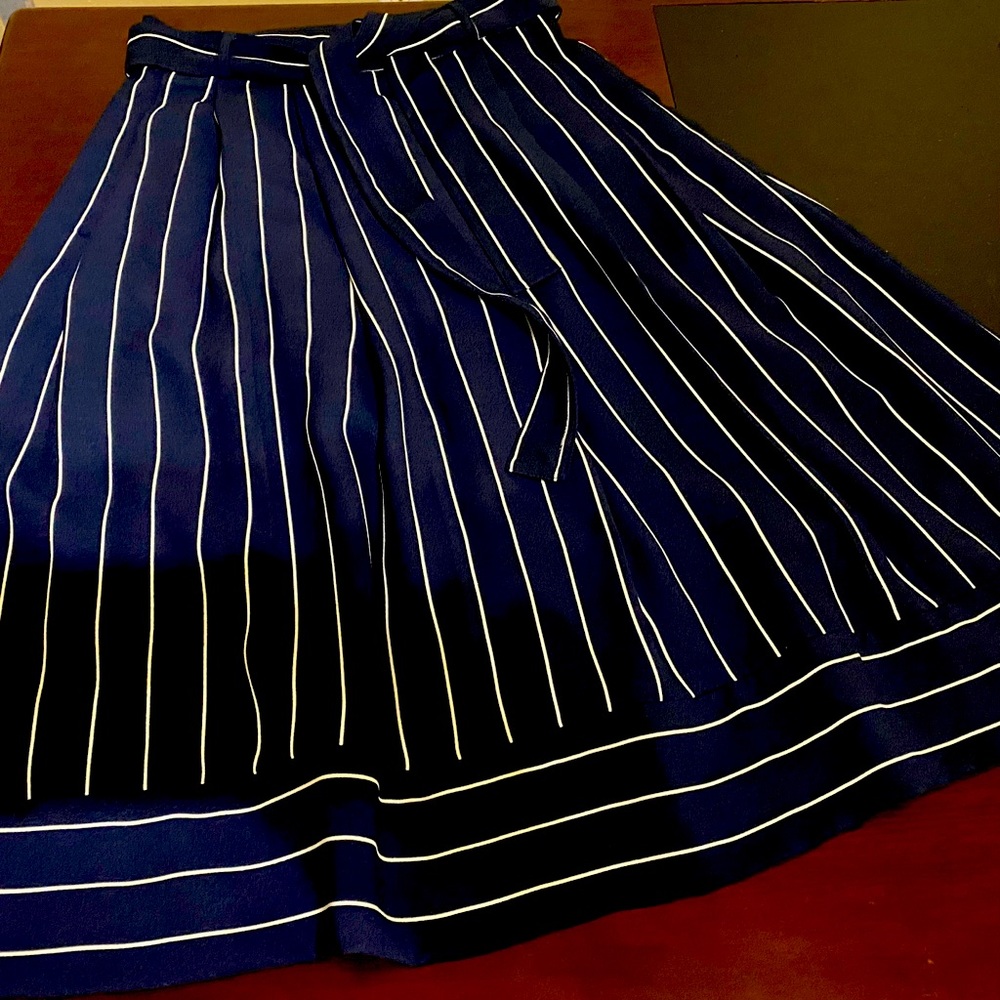 Women’s Banana Republic Midi Pinstripe Skirt